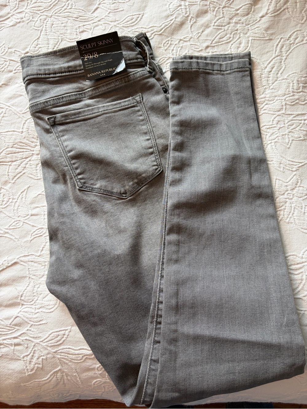 Banana Republic Sculpt Skinny Women’s Jeans — Gray 8 new